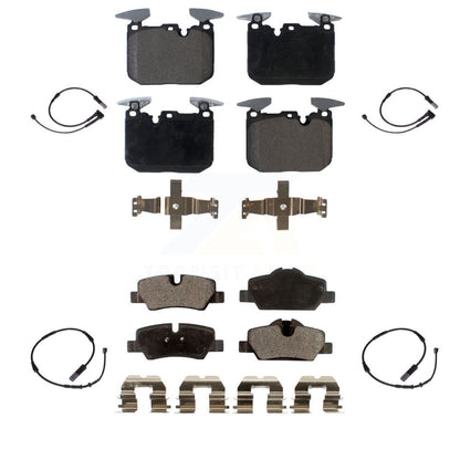 Ceramic Brake Pad & Wear Sensor Front Rear Kit For Mini Cooper John Works