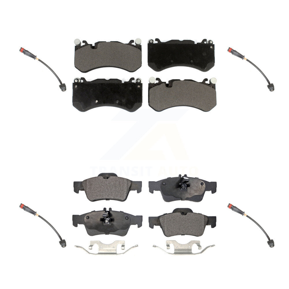 Ceramic Brake Pad And Wear Sensor Front Rear Kit For Mercedes-Benz SL63 AMG SL65