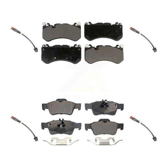 Ceramic Brake Pad And Wear Sensor Front Rear Kit For Mercedes-Benz SL63 AMG SL65