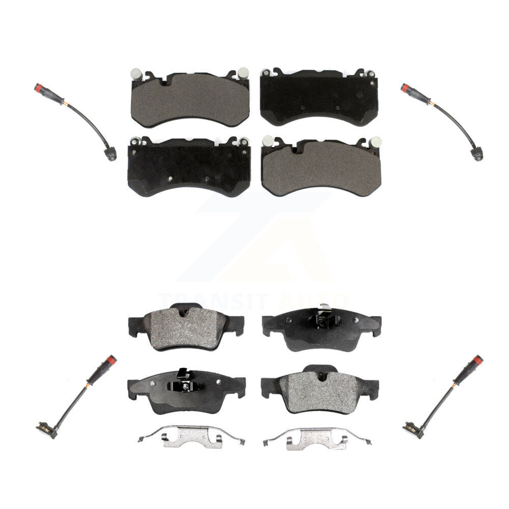 Ceramic Disc Brake Pads Wear Sensor Front Rear Kit For Mercedes-Benz G63 AMG G65