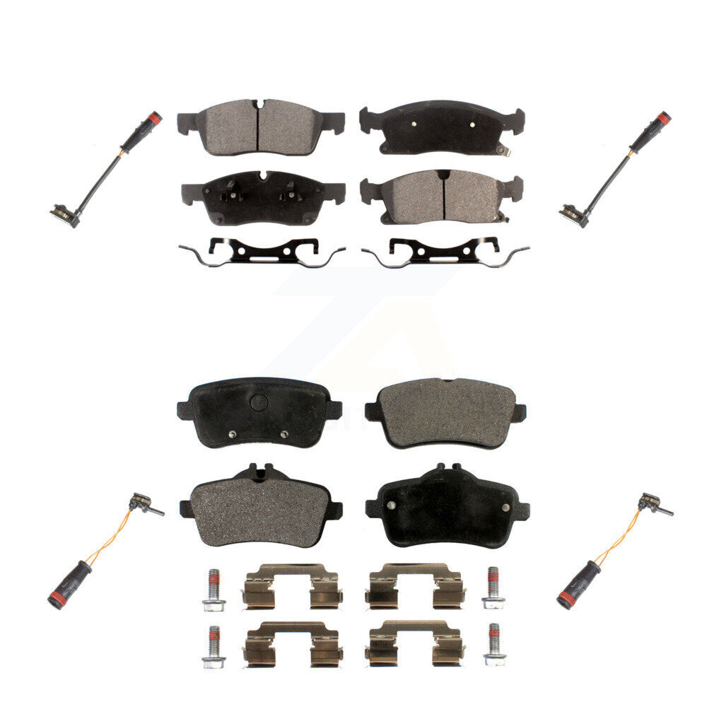 Ceramic Disc Brake Pad Wear Sensor Front Rear Kit For Mercedes-Benz ML350 GLE350