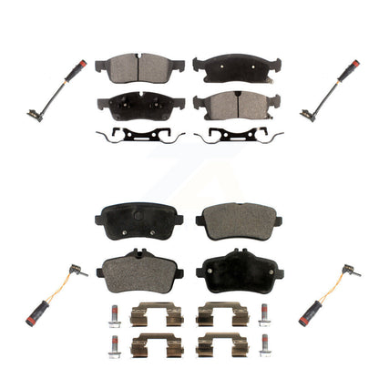 Ceramic Disc Brake Pad Wear Sensor Front Rear Kit For Mercedes-Benz ML350 GLE350