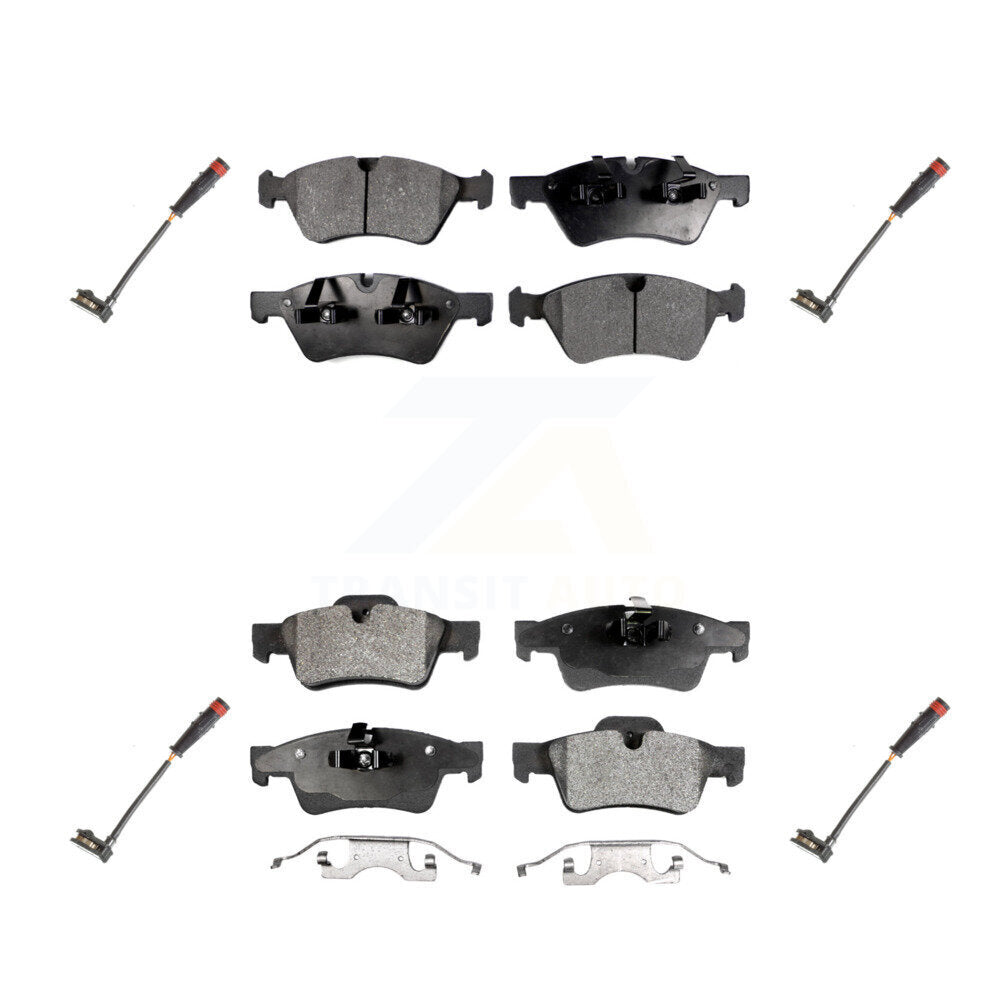 Ceramic Brake Pads Wear Sensor Front Rear Kit For Mercedes-Benz ML350 R350 GL450