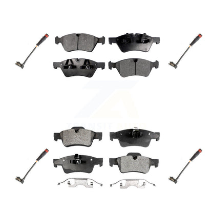 Ceramic Brake Pads Wear Sensor Front Rear Kit For Mercedes-Benz ML350 R350 GL450