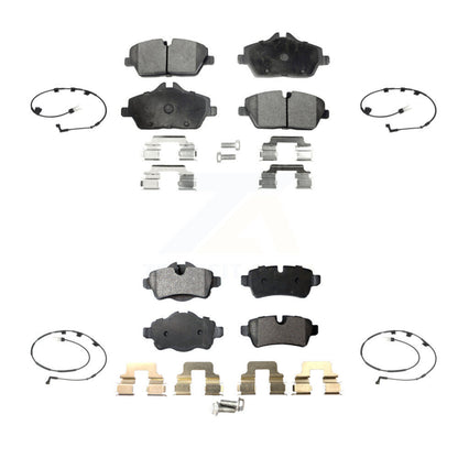 Ceramic Disc Brake Pads And Wear Sensors Front Rear Kit For Mini Cooper