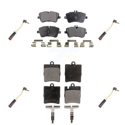 Ceramic Brake Pads Wear Sensor Front Rear Kit For Mercedes-Benz C280 C320 CLK320