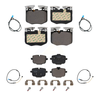 Ceramic Disc Brake Pads And Wear Sensors Front Rear Kit For BMW X4