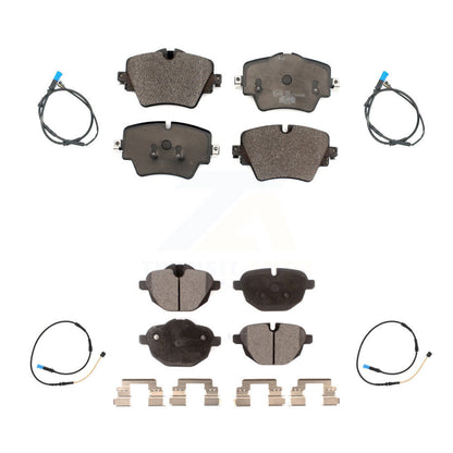 Ceramic Disc Brake Pads And Wear Sensors Front Rear Kit For BMW X4