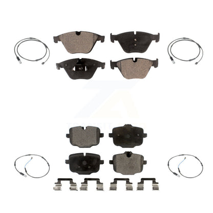 Ceramic Brake Pad Wear Sensor Front Rear Kit For BMW 535i 640i Gran Coupe xDrive