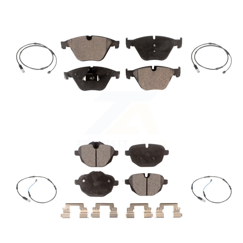 Ceramic Brake Pad Wear Sensor Front Rear Kit For BMW 535i 528i 535d ActiveHybrid