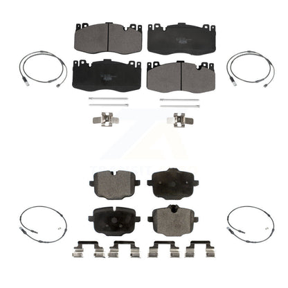 Ceramic Disc Brake Pads And Wear Sensors Front Rear Kit For BMW M6 Gran Coupe