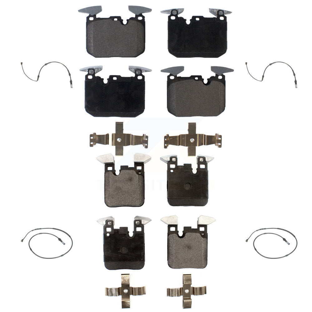 Ceramic Brake Pads Wear Sensor Front Rear Kit For BMW 340i xDrive 435i 440i Gran
