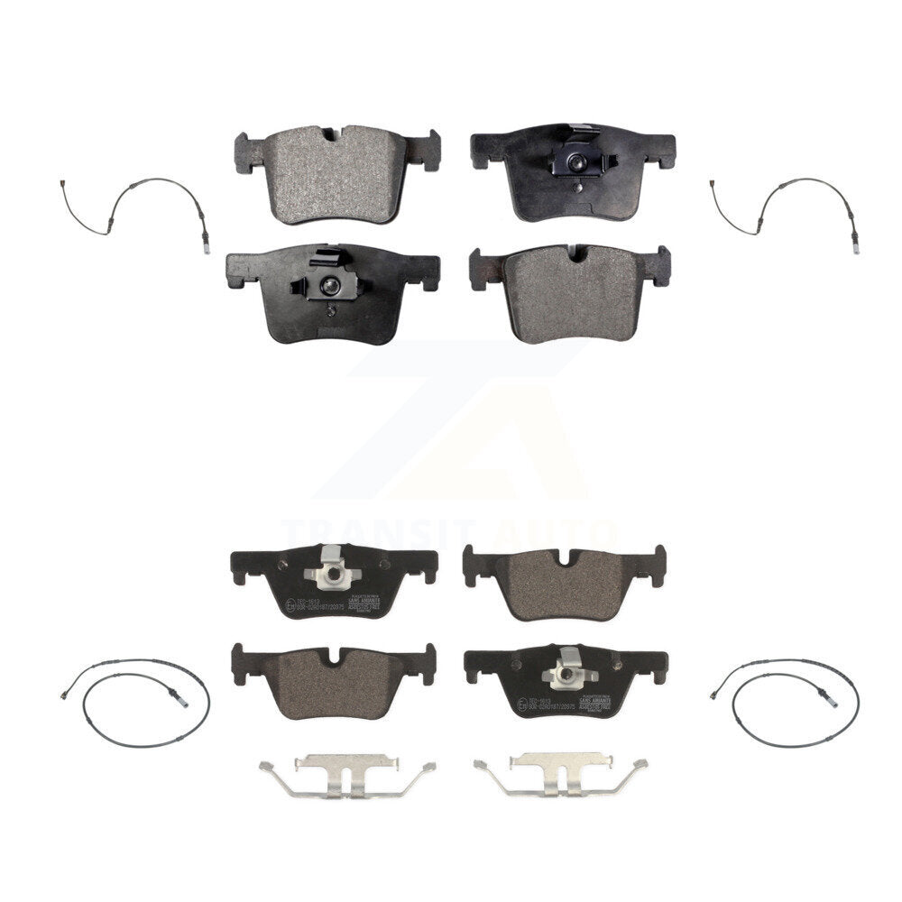 Ceramic Disc Brake Pads Wear Sensor Front Rear Kit For BMW 320i xDrive 328d 2.0L