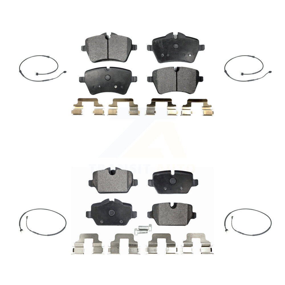 Ceramic Brake Pads Wear Sensor Front Rear Kit For Mini Cooper Countryman Paceman
