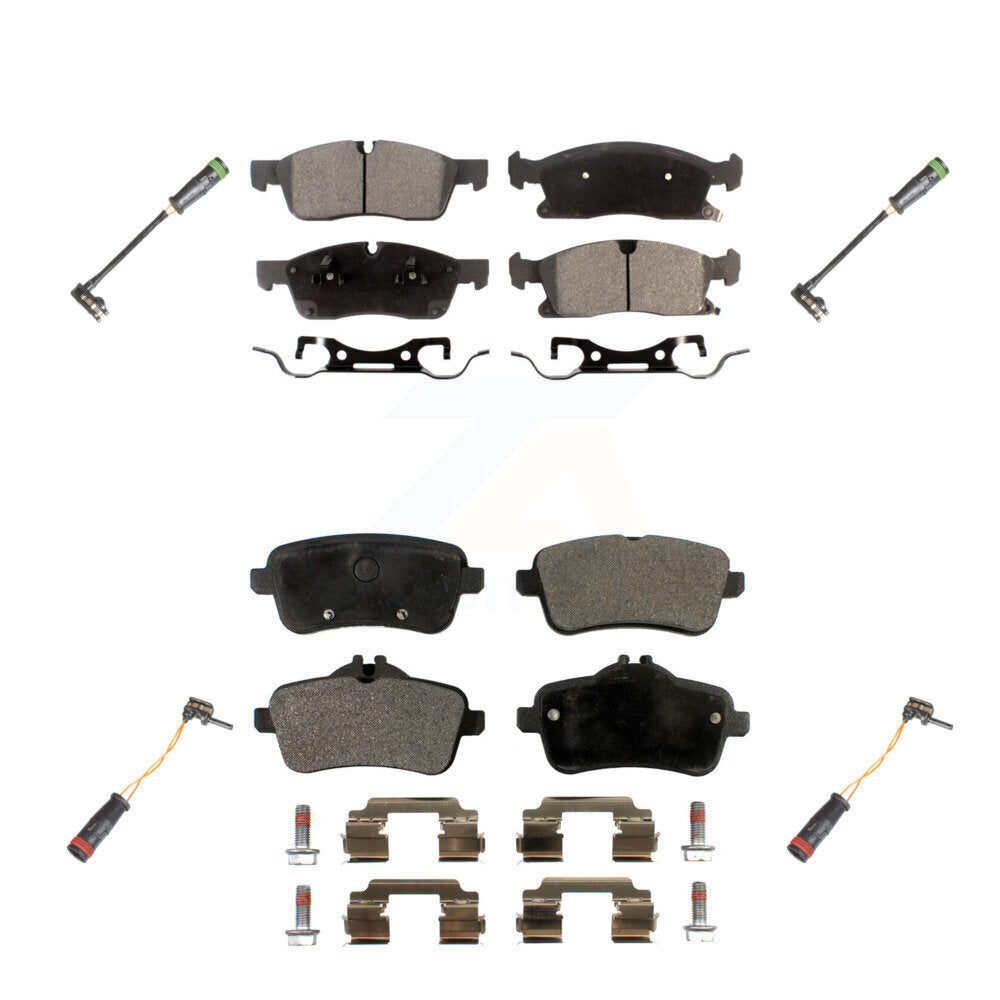 Ceramic Disc Brake Pad Wear Sensor Front Rear Kit For Mercedes-Benz GLE400 GL350