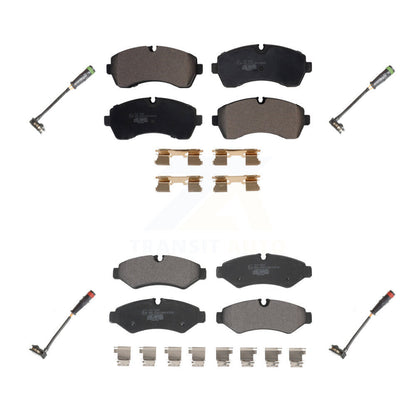 Ceramic Brake Pad And Wear Sensor Front Rear Kit For Mercedes-Benz Sprinter 2500