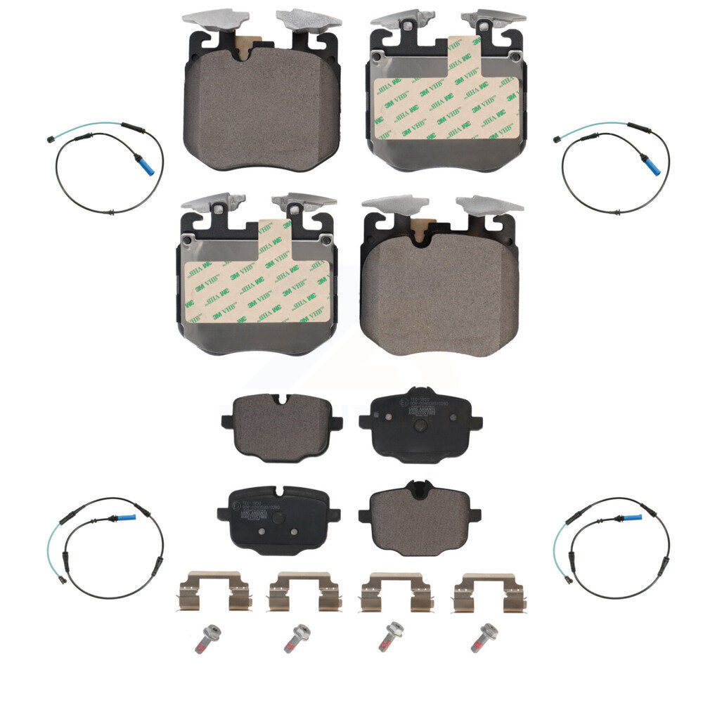 Ceramic Brake Pad Wear Sensor Front Rear Kit For BMW 540i xDrive 750i M550i 740e