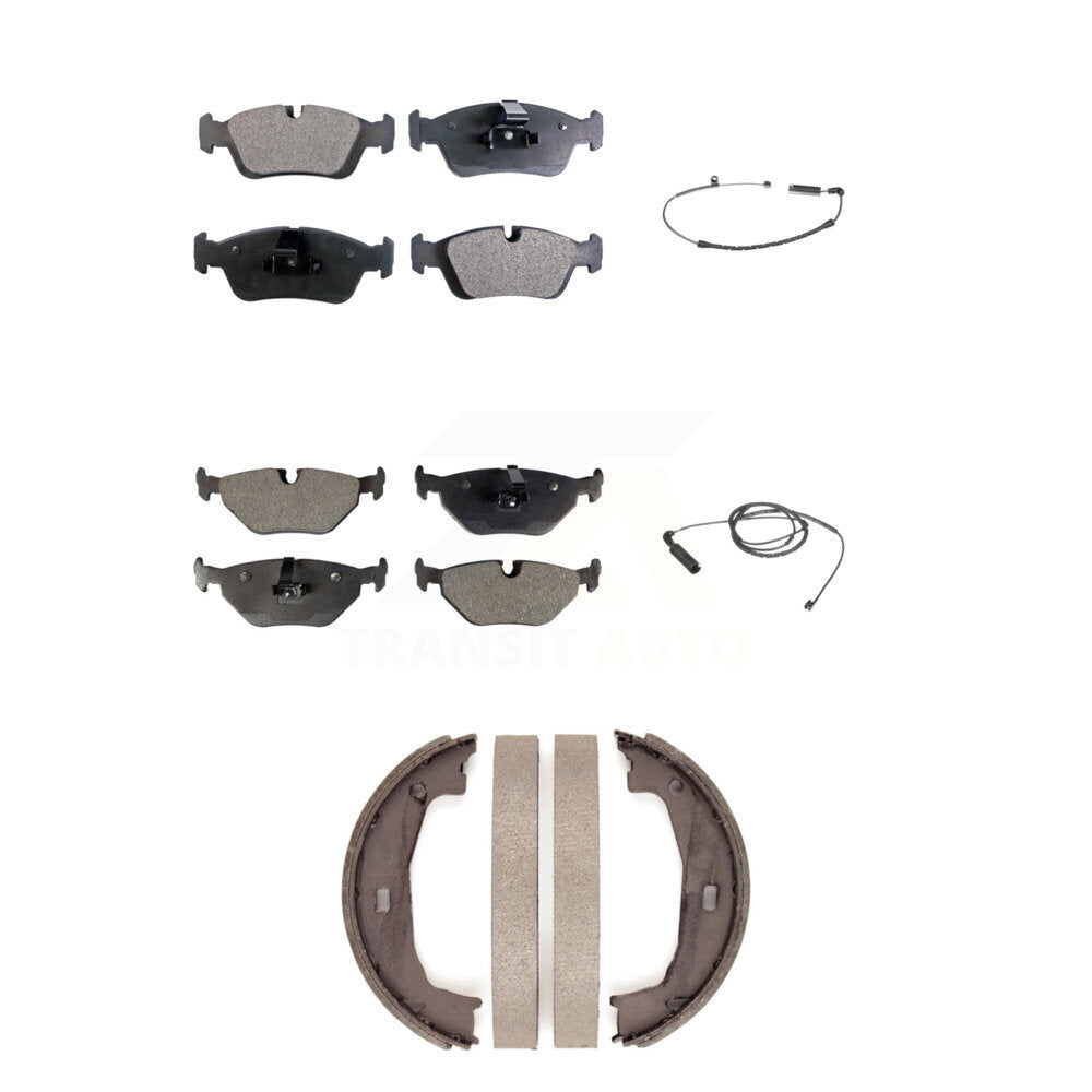 Ceramic Brake Pad Wear Sensor Front Rear Kit (5Pc) For BMW 325i 325Ci 320i 323Ci