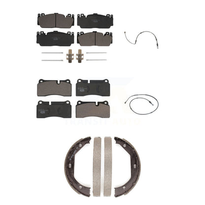 Ceramic Disc Brake Pads And Wear Sensors Front Rear Kit (5Pc) For BMW M2