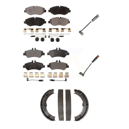 Ceramic Brake Pad Extra Wear Sensor Front Rear Kit (5Pc) For Sprinter 2500 Dodge