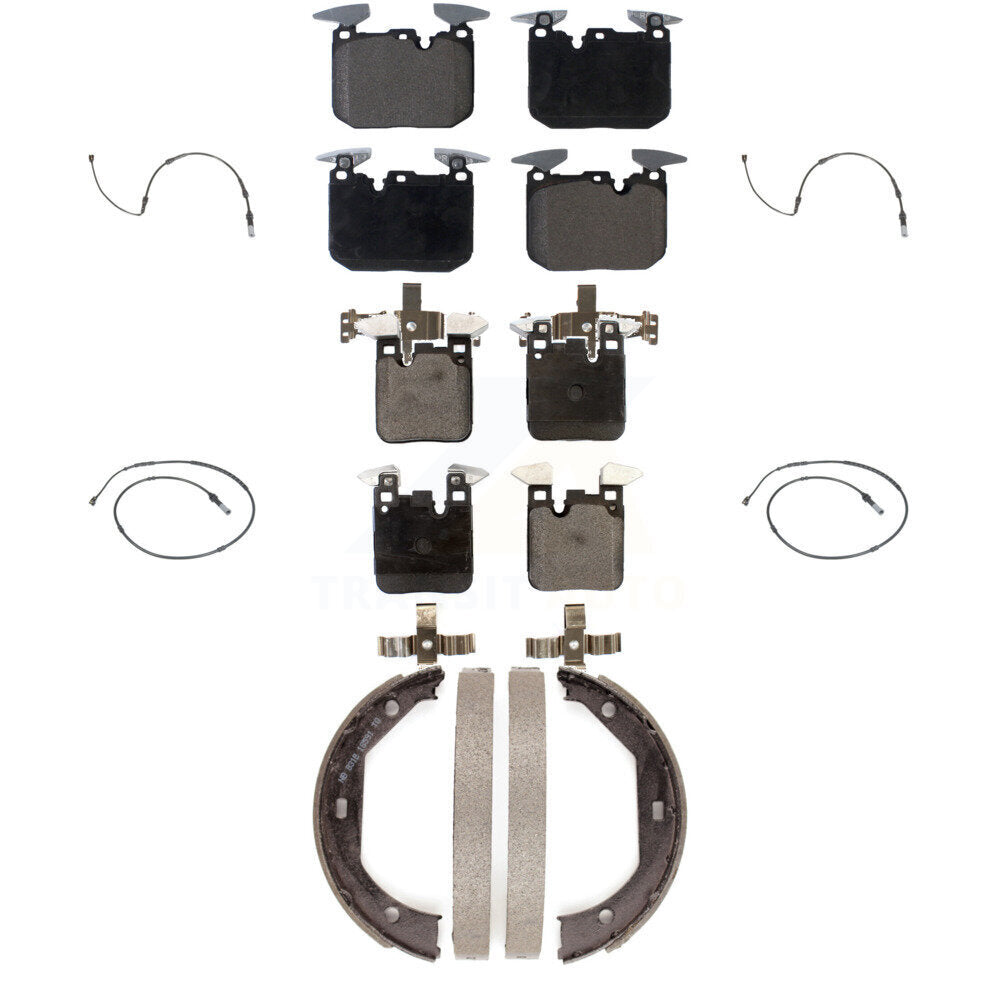 Ceramic Brake Pad Wear Sensor Front Rear Kit (7Pc) For BMW 340i xDrive 435i 440i