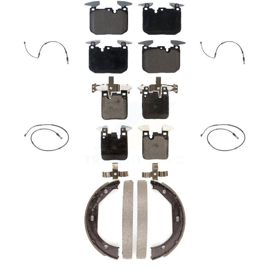 Ceramic Brake Pad Wear Sensor Front Rear Kit (7Pc) For BMW 340i xDrive 435i 440i