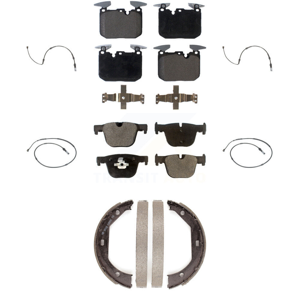 Ceramic Brake Pad Wear Sensor Front Rear Kit (7Pc) For BMW 340i xDrive 435i 440i