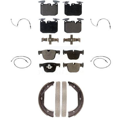 Ceramic Brake Pad Wear Sensor Front Rear Kit (7Pc) For BMW 340i xDrive 435i 440i