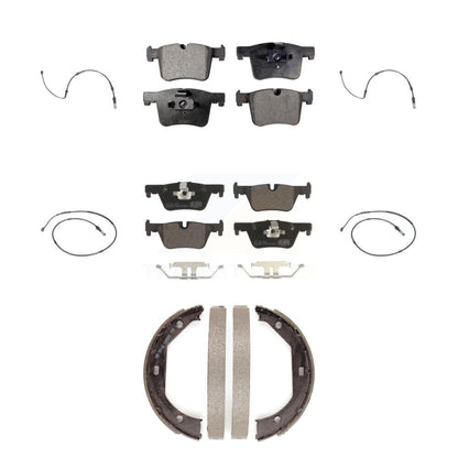 Ceramic Brake Pad Wear Sensor Front Rear Kit (7Pc) For BMW 320i xDrive 328d 2.0L