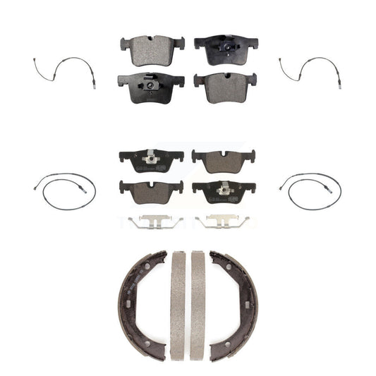 Ceramic Brake Pad Wear Sensor Front Rear Kit (7Pc) For BMW 320i xDrive 328d 2.0L