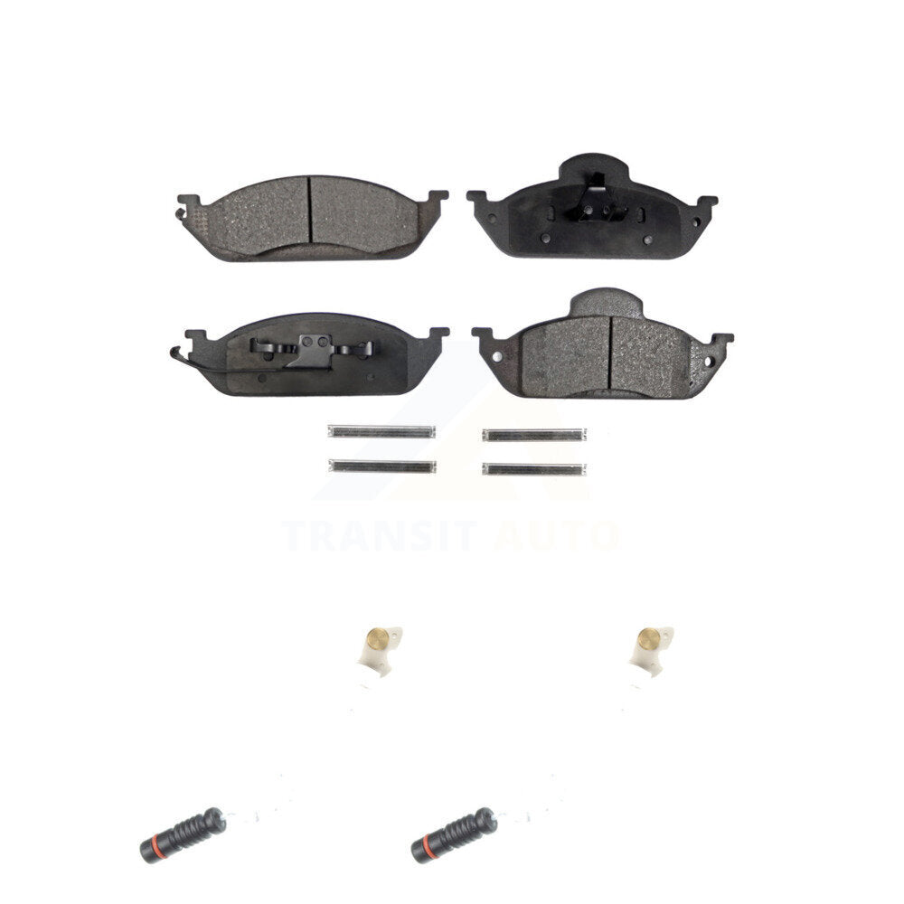 Ceramic Disc Brake Pad Wear Sensor Front Kit For Mercedes-Benz ML320 ML350 ML430
