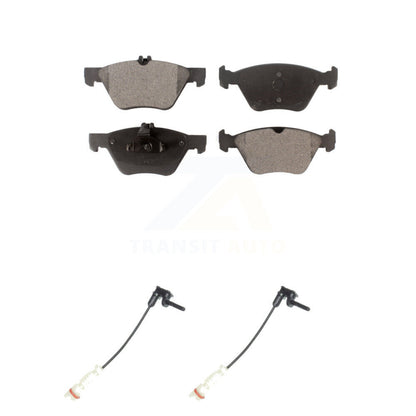 Ceramic Brake Pad & Wear Sensor Front Kit For Mercedes-Benz E320 Chrysler CLK320