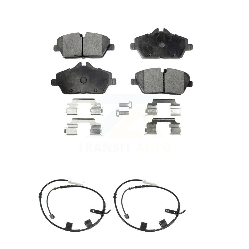 Ceramic Disc Brake Pads And Wear Sensors Front Kit For Mini Cooper