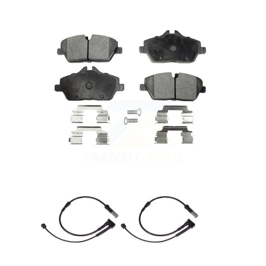 Ceramic Disc Brake Pads And Wear Sensors Front Kit For Mini Cooper
