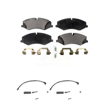 Ceramic Disc Brake Pads And Wear Sensors Front Kit For Land Rover Range