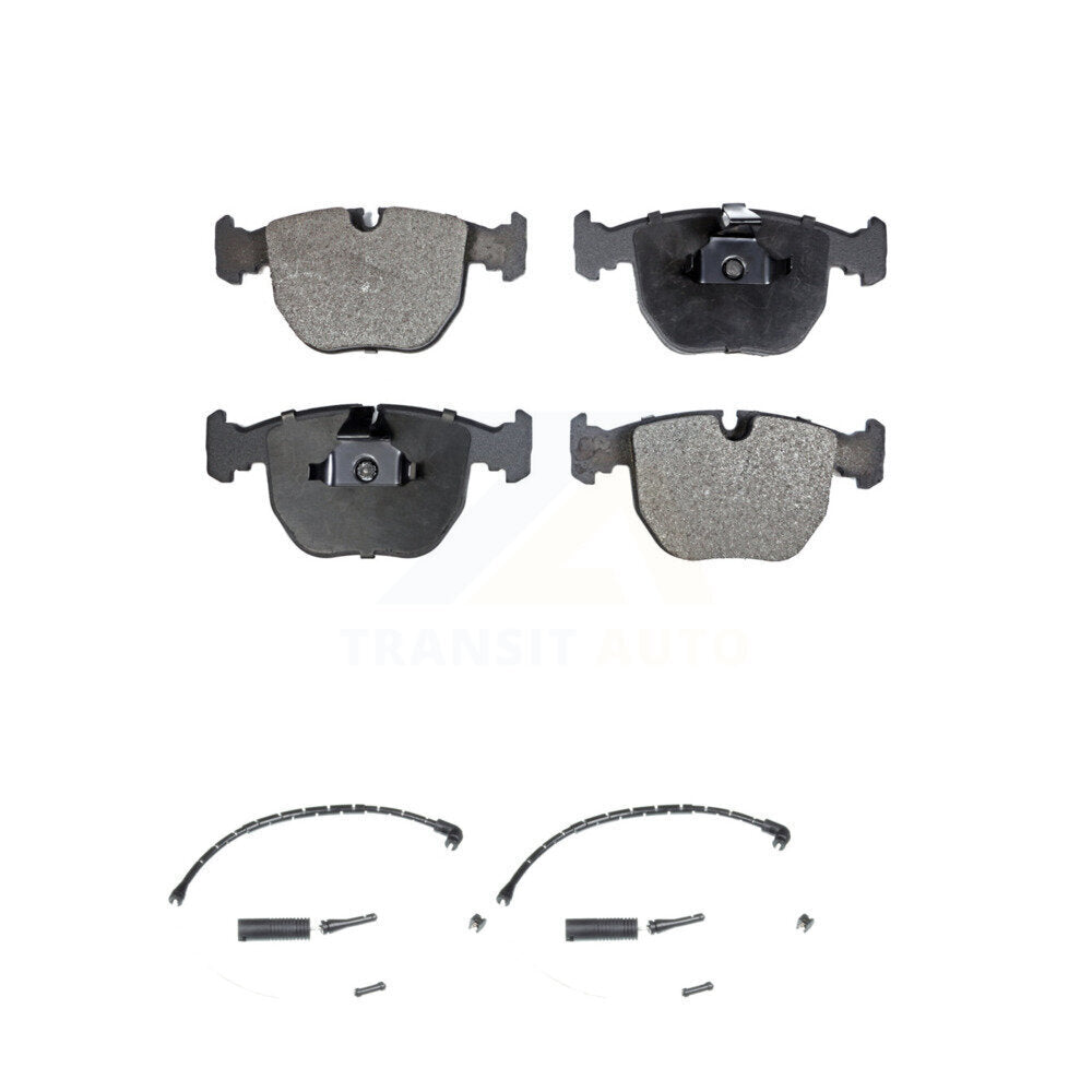 Ceramic Disc Brake Pads And Wear Sensors Front Kit For Land Rover Range
