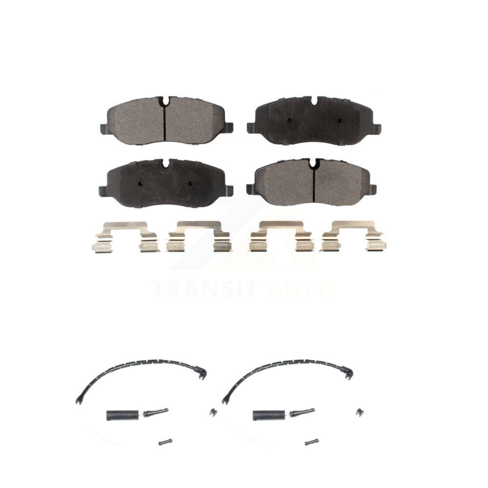 Ceramic Disc Brake Pads And Wear Sensors Front Kit For Land Rover Range