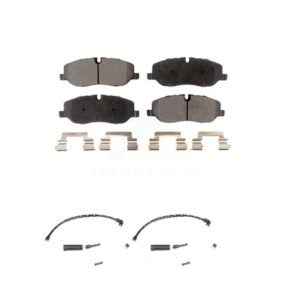 Ceramic Disc Brake Pads And Wear Sensors Front Kit For Land Rover Range
