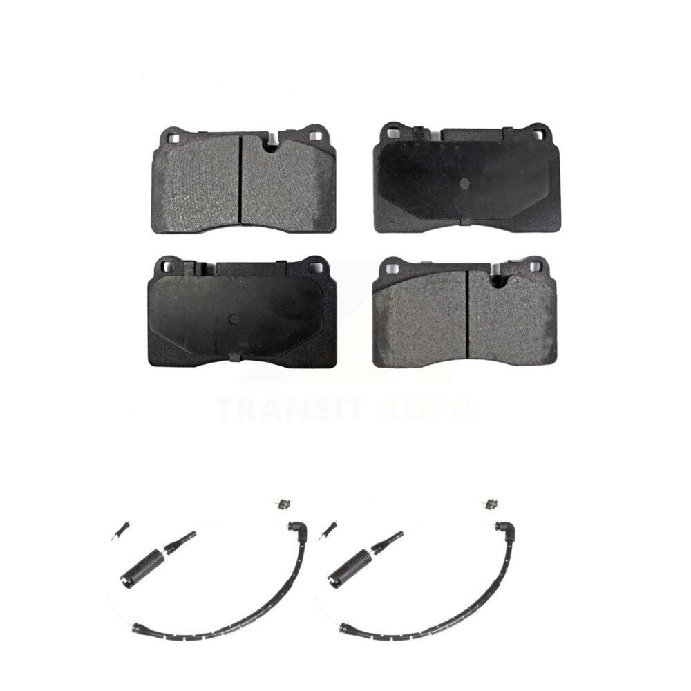 Ceramic Disc Brake Pads And Wear Sensors Front Kit For Land Rover Range