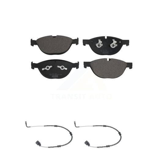 Ceramic Brake Pads & Wear Sensor Front Kit For Jaguar XF XJ XKR XFR F-Type XKR-S