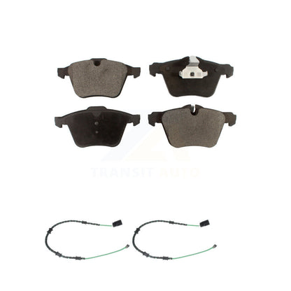 Ceramic Brake Pad And Wear Sensor Front Kit For Jaguar XF with 356mm Rotor