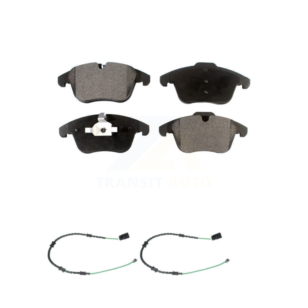 Ceramic Brake Pad And Wear Sensor Front Kit For Jaguar XF with 356mm Rotor