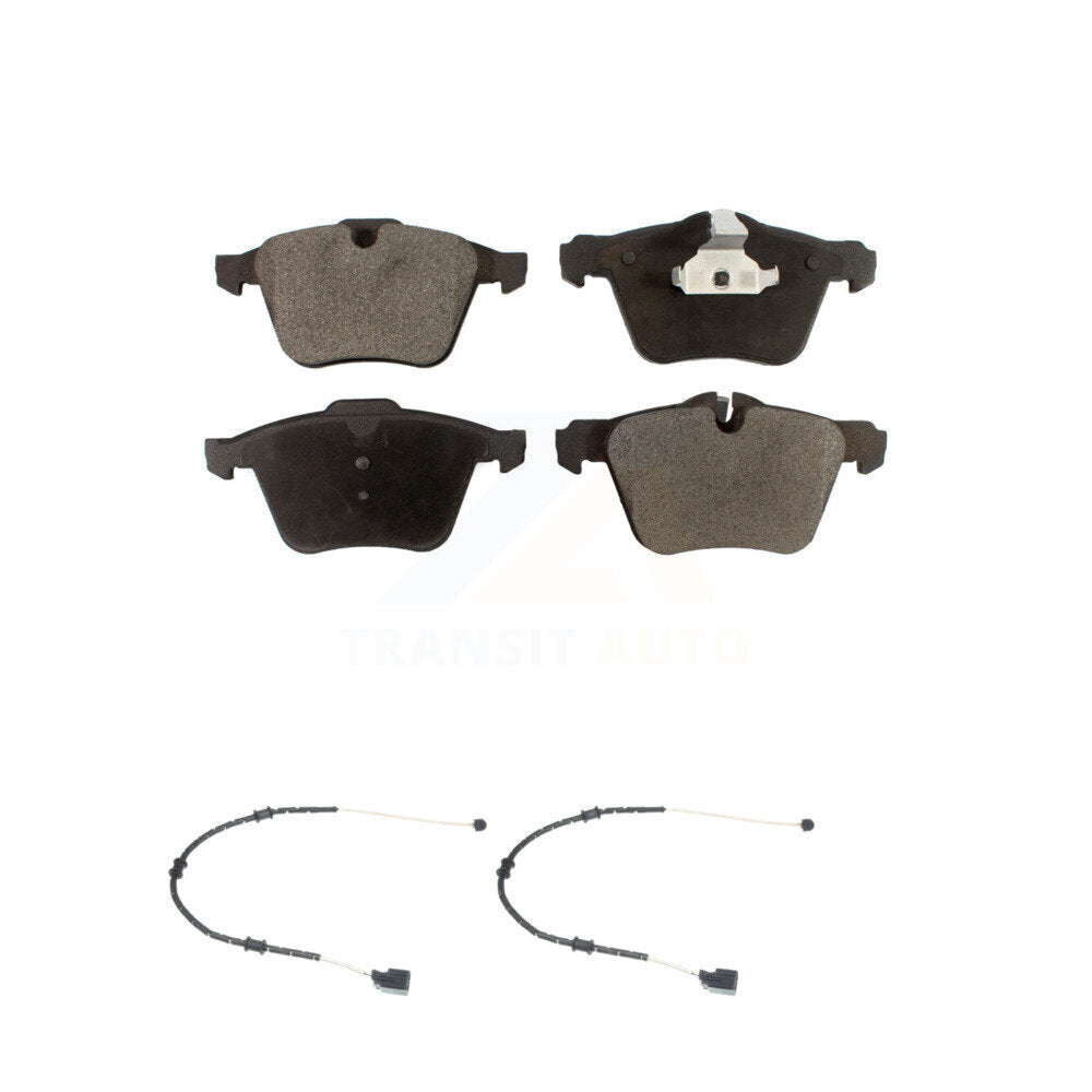 Ceramic Disc Brake Pads And Wear Sensors Front Kit For Jaguar XJ F-Type XK