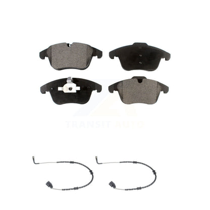 Ceramic Disc Brake Pads And Wear Sensors Front Kit For Jaguar XF