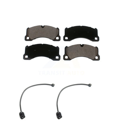 Ceramic Brake Pad & Wear Sensor Front Kit For Porsche Cayenne Volkswagen Touareg