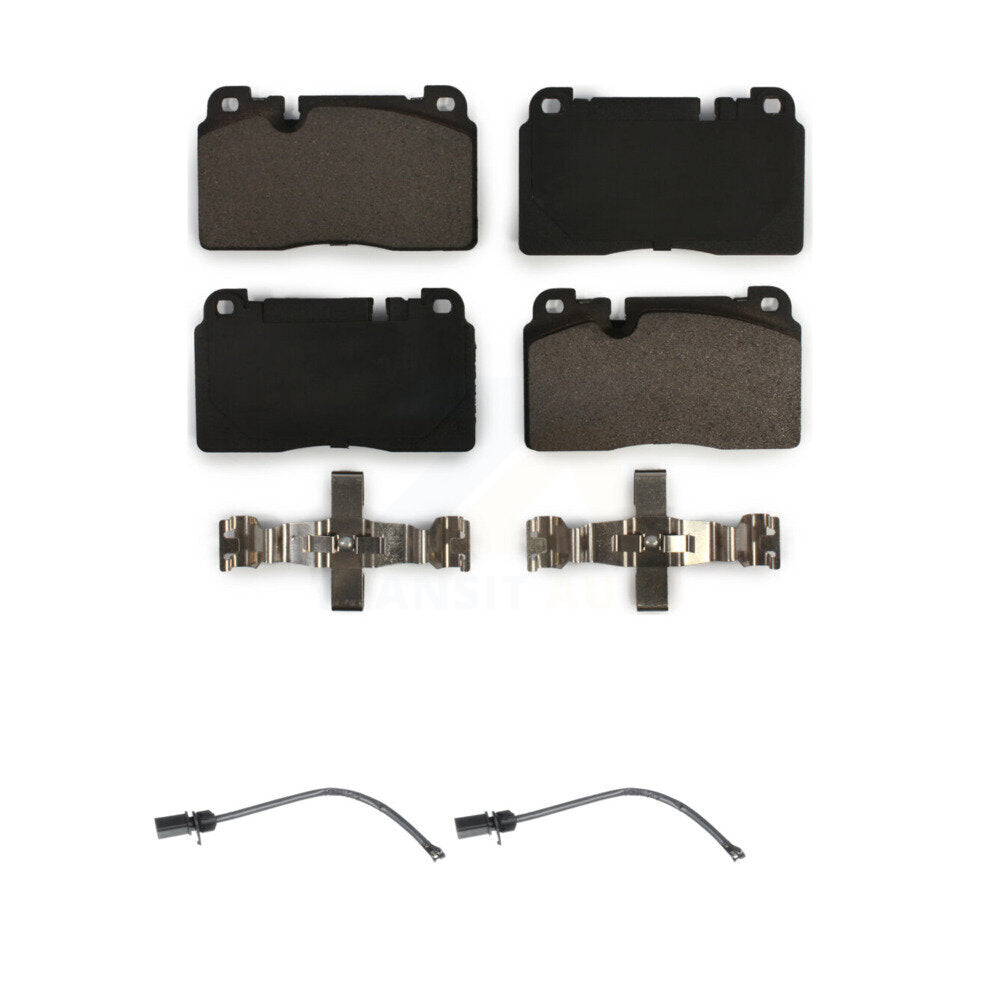 Ceramic Disc Brake Pads And Wear Sensors Front Kit For Audi Q5