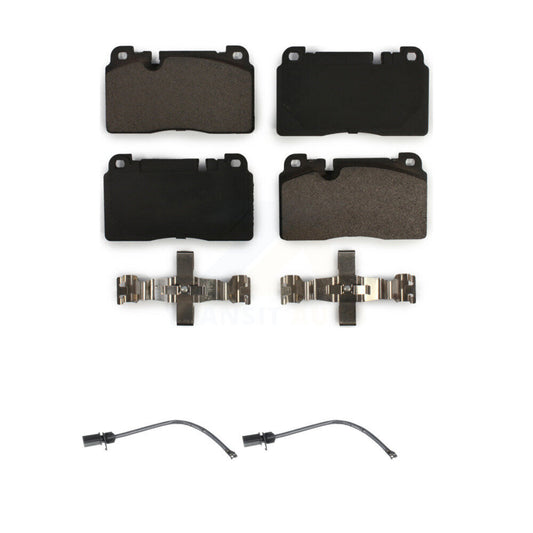 Ceramic Disc Brake Pads And Wear Sensors Front Kit For Audi Q5