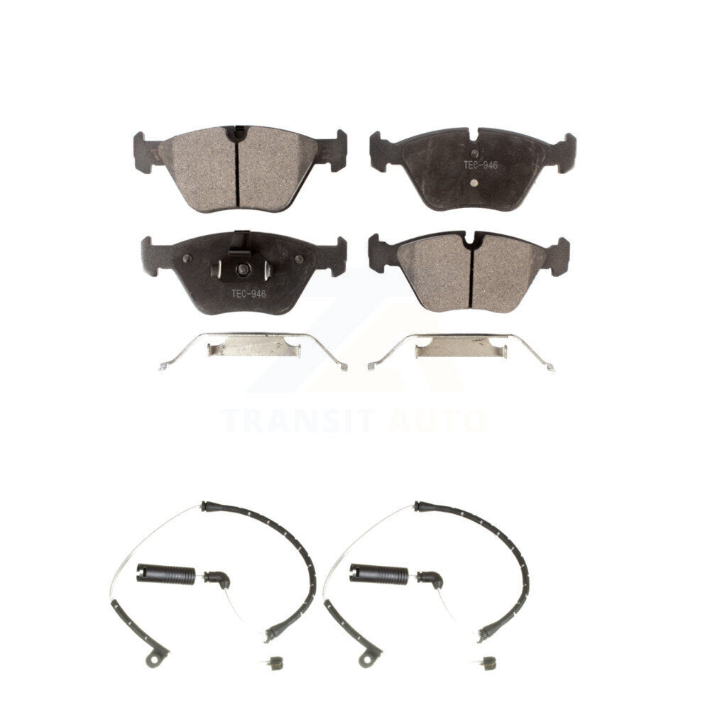 Ceramic Disc Brake Pads And Wear Sensors Front Kit For BMW Z4
