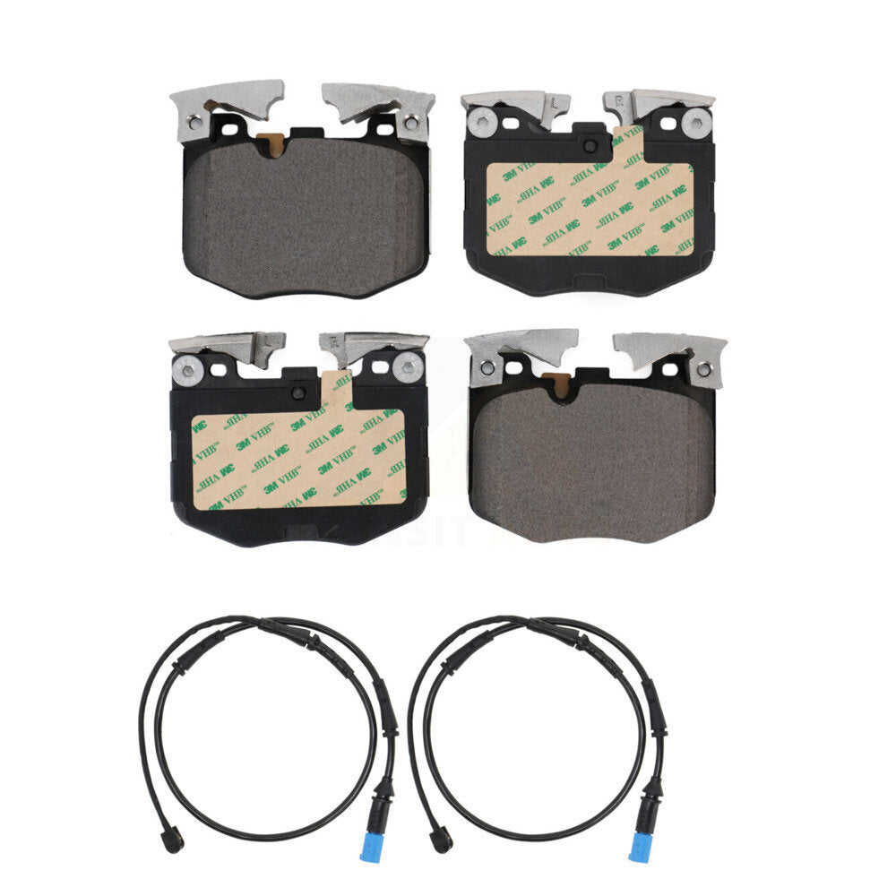Ceramic Disc Brake Pads And Wear Sensors Front Kit For BMW X5 X7
