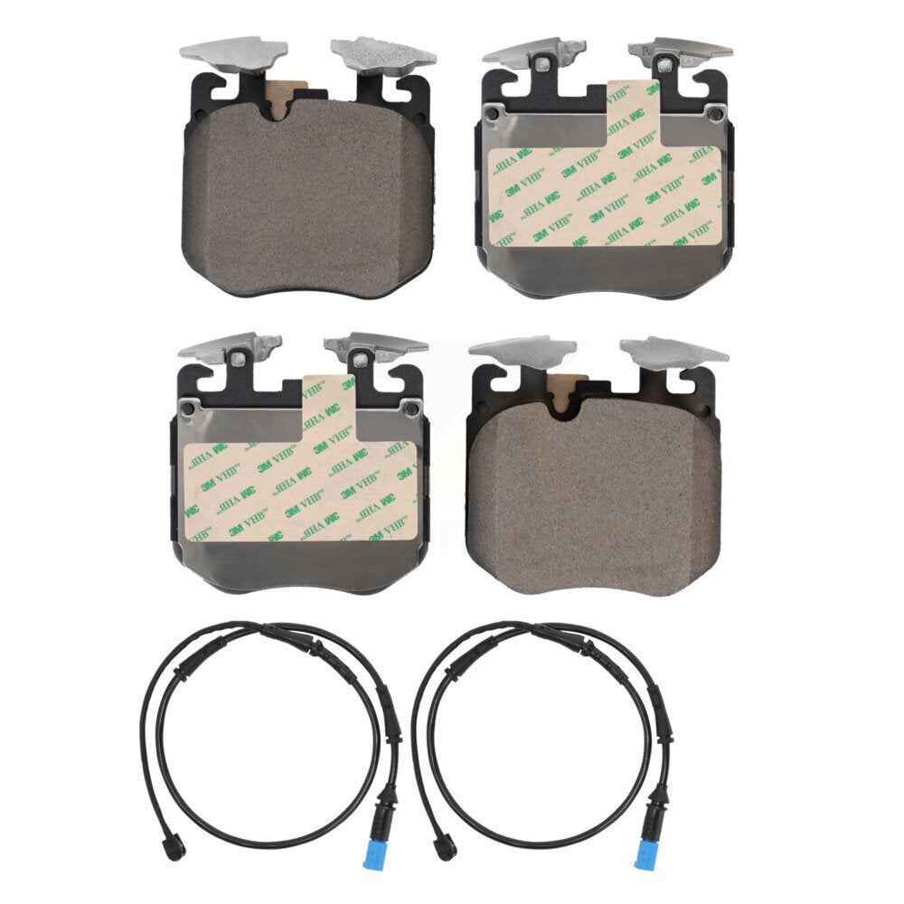 Ceramic Disc Brake Pads And Wear Sensors Front Kit For BMW X5 X7 X6